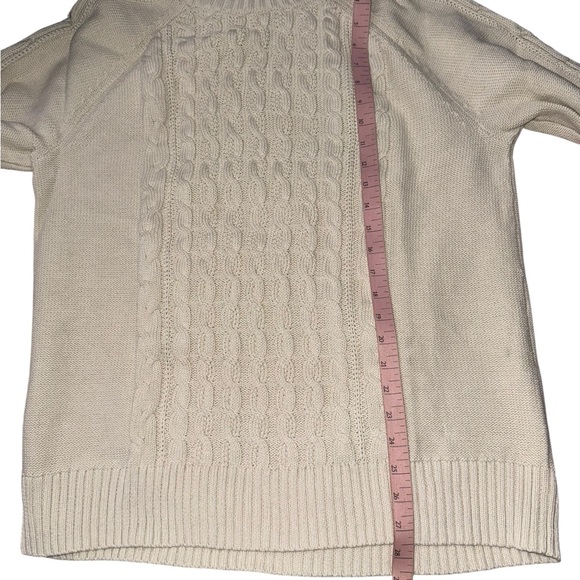 GAP Maternity Beige Knit Sweater Size Large - Picture 4 of 6